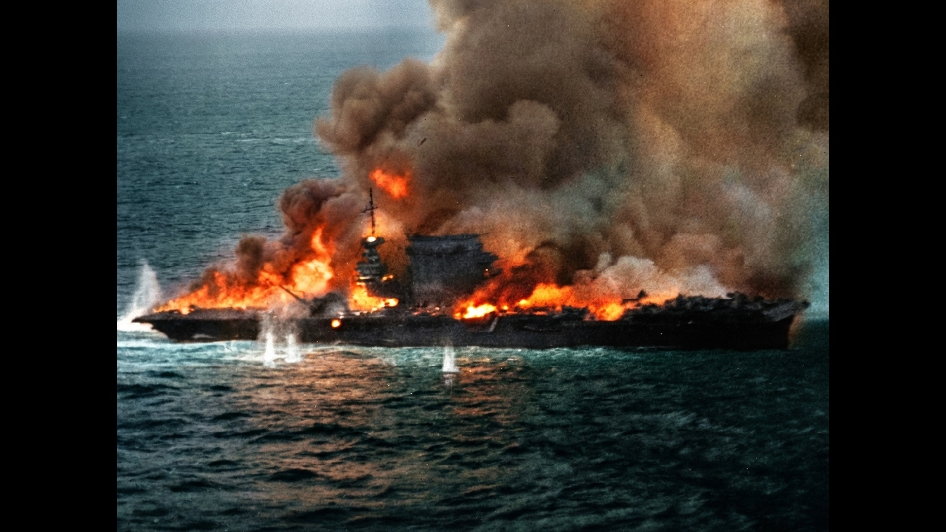 レキシントン炎上